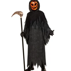 Kids Chrome Pumpkin Reaper Costume