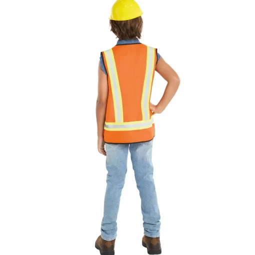 Kids Construction Worker Costume Kit