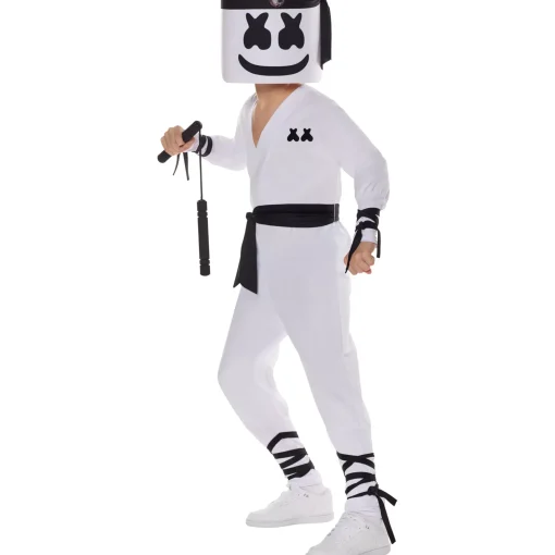 Kids Ninja Marshmello Costume