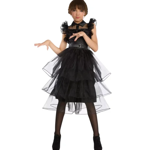 Kids Rave 'N Dance Wednesday Addams Dress - Wednesday
