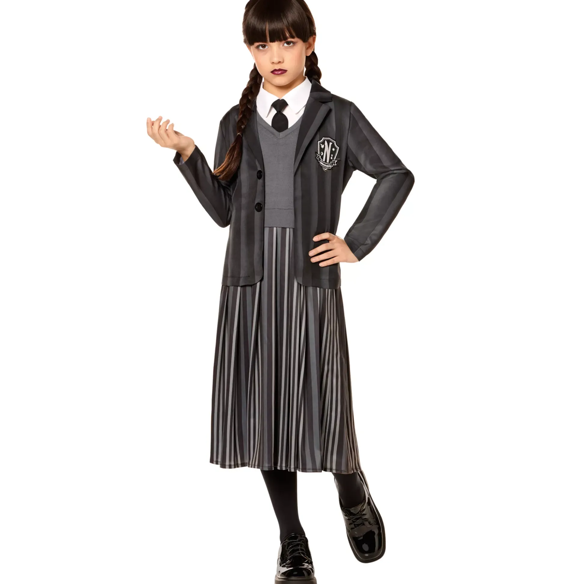 Kids Wednesday Addams Dress Costume - Wednesday