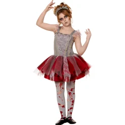 Kids Zombie Ballerina Costume