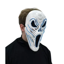 Light-Up EL Wire Phantom Half Mask
