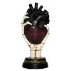 Light-Up Skeleton Heart Tabletop Statue