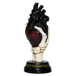 Light-Up Skeleton Heart Tabletop Statue