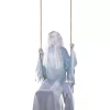 Light-Up White Swinging Girl Static Prop
