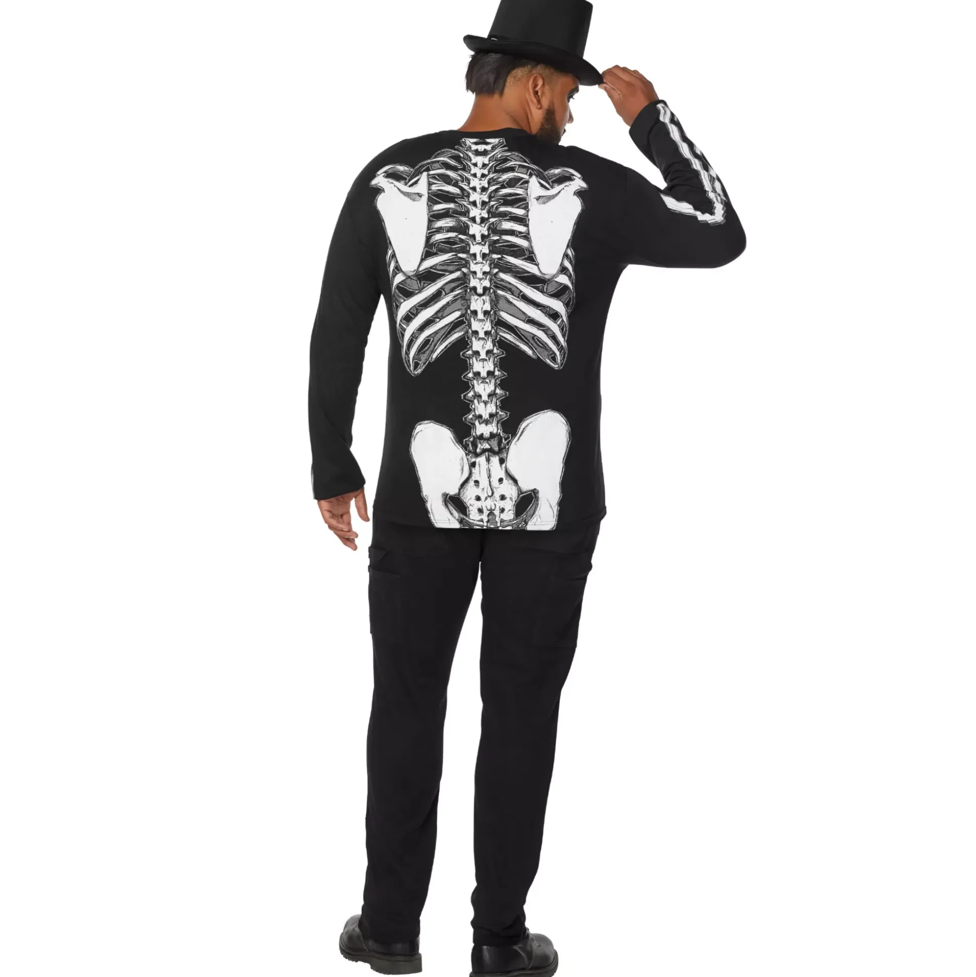 Long Sleeve Skeleton T Shirt