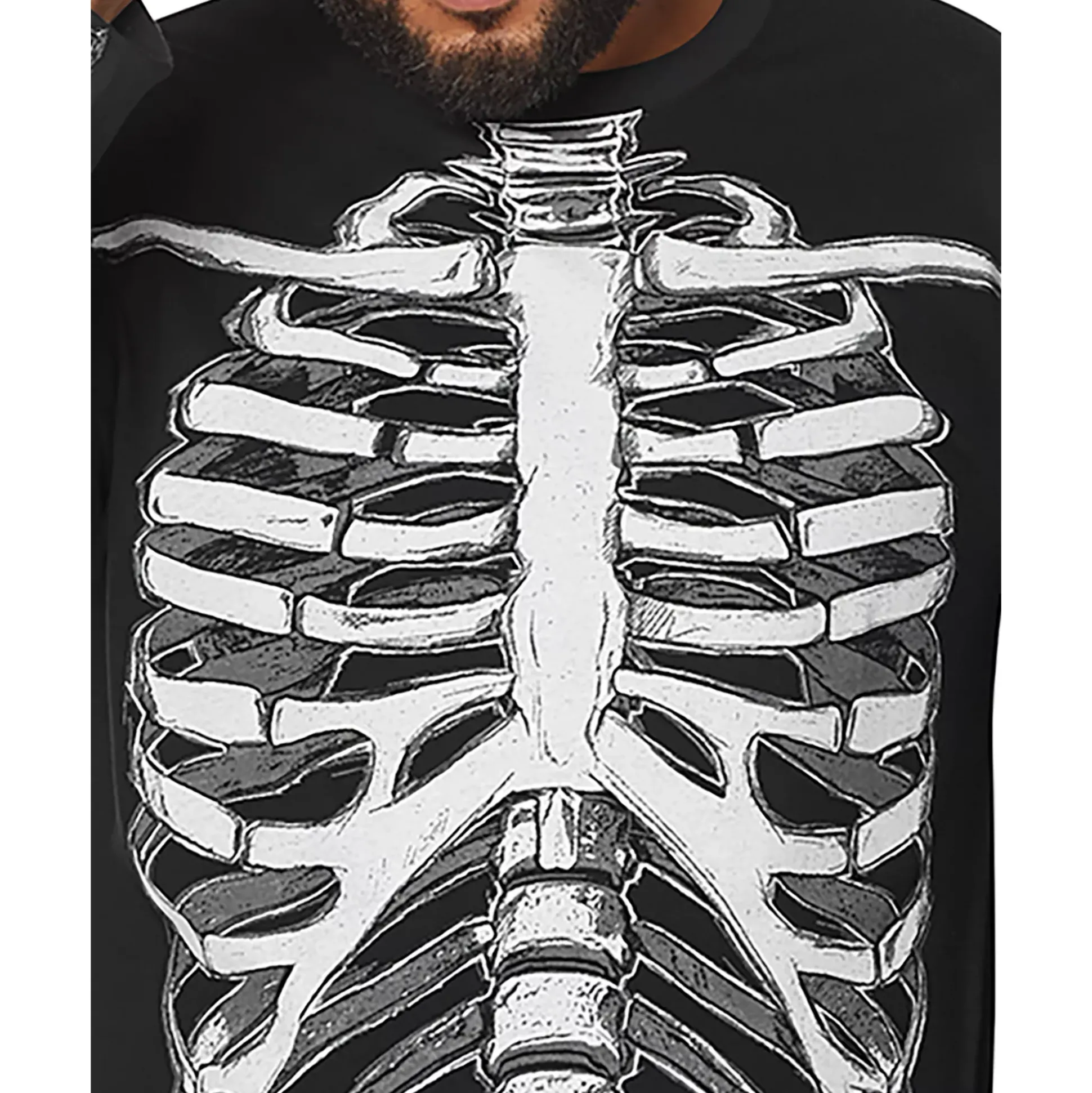 Long Sleeve Skeleton T Shirt