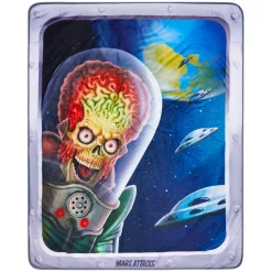 Mars Attacks Window Fleece Blanket