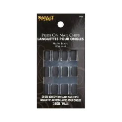 Matte Black Press On Nails