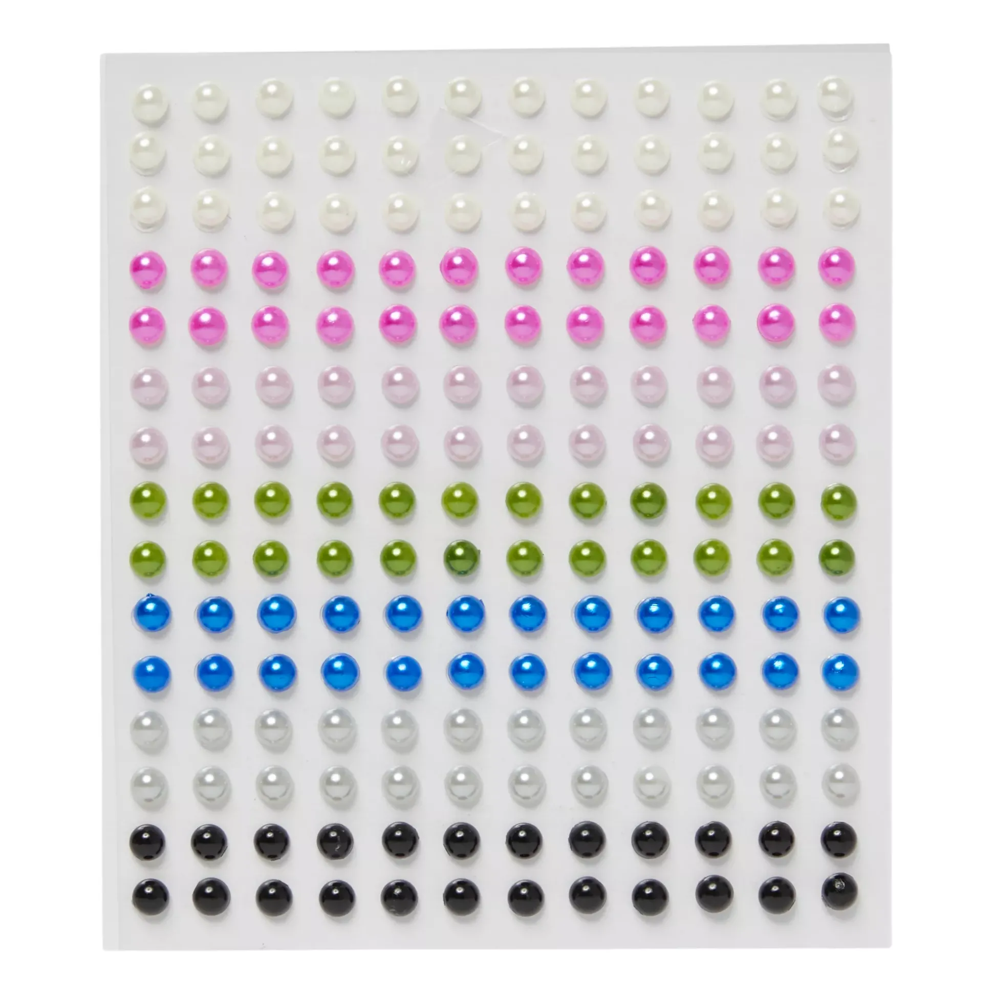 Multi-Color Press On Pearls