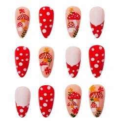 Mushroom Press-On Nails