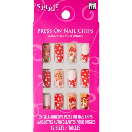 Mushroom Press-On Nails