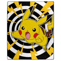 Pikachu Lightning Bolt Fleece Blanket - Pokémon