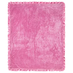 Pink Ouija Ruffle Fleece Blanket