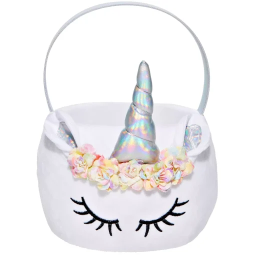 Plush Unicorn Treat Bucket