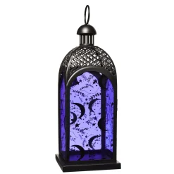 Purple Glass Moon Lantern