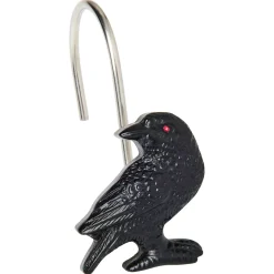 Raven Shower Hook Set - 12 Pack