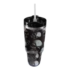 Skull Portable Travel Tumbler with Straw - 40 oz.
