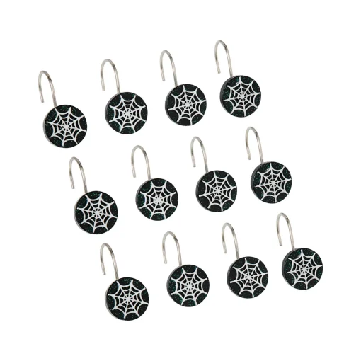 Spider Web Shower Hook Set