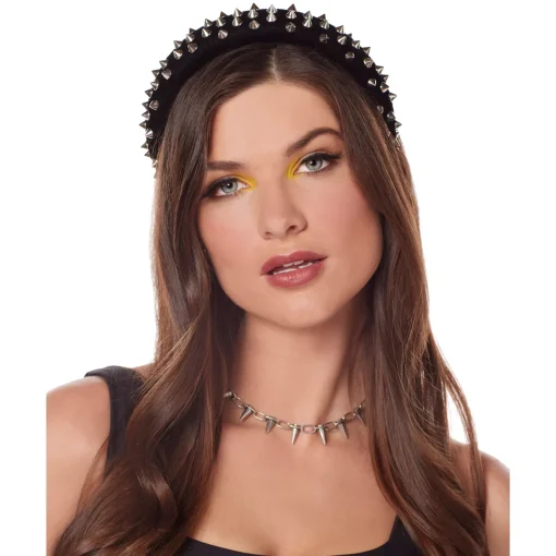 Studded Black Headband