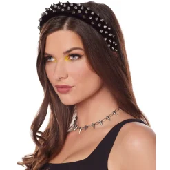 Studded Black Headband