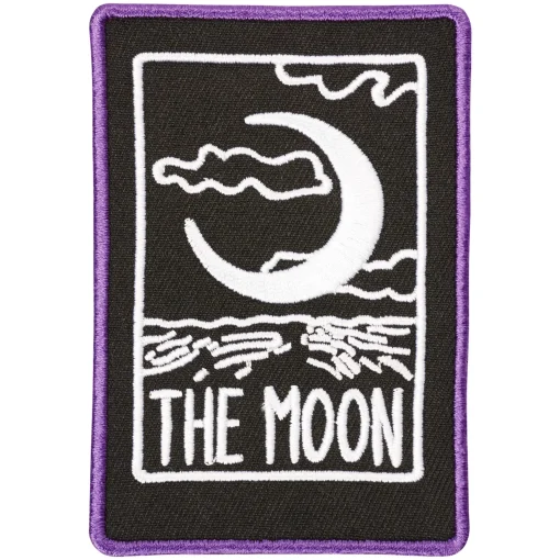 The Moon Tarot Card Patch Set