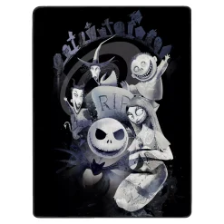 The Nightmare Before Christmas Graveyard Fleece Blanket