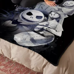 The Nightmare Before Christmas Graveyard Fleece Blanket