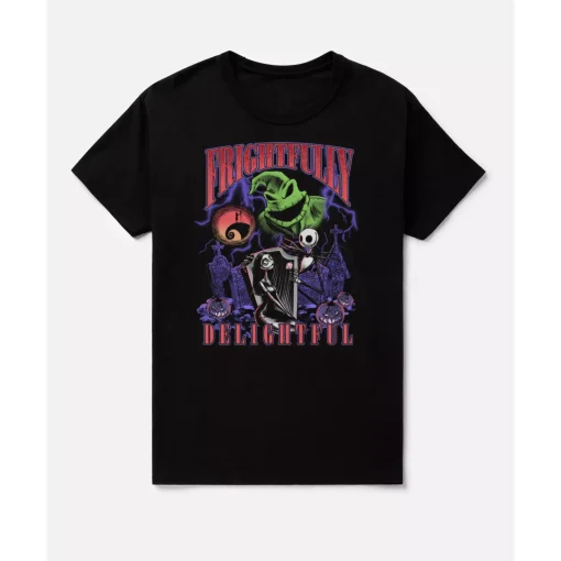 The Nightmare Before Christmas Frightfully Delightful T Shirt