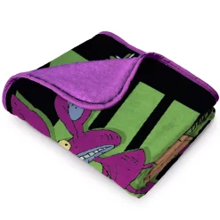 Tie-Dye Beetlejuice Fleece Blanket