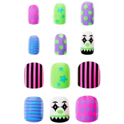 Twisted Clown Press-On Nails